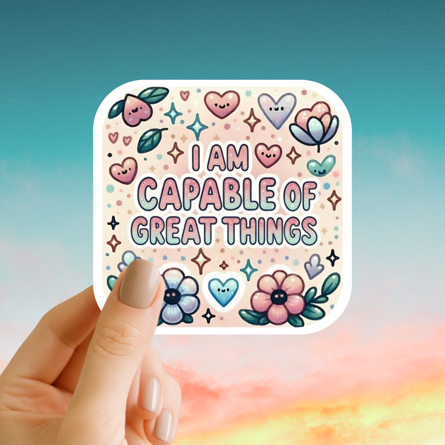 I am capable of great things – Affirmation Sticker